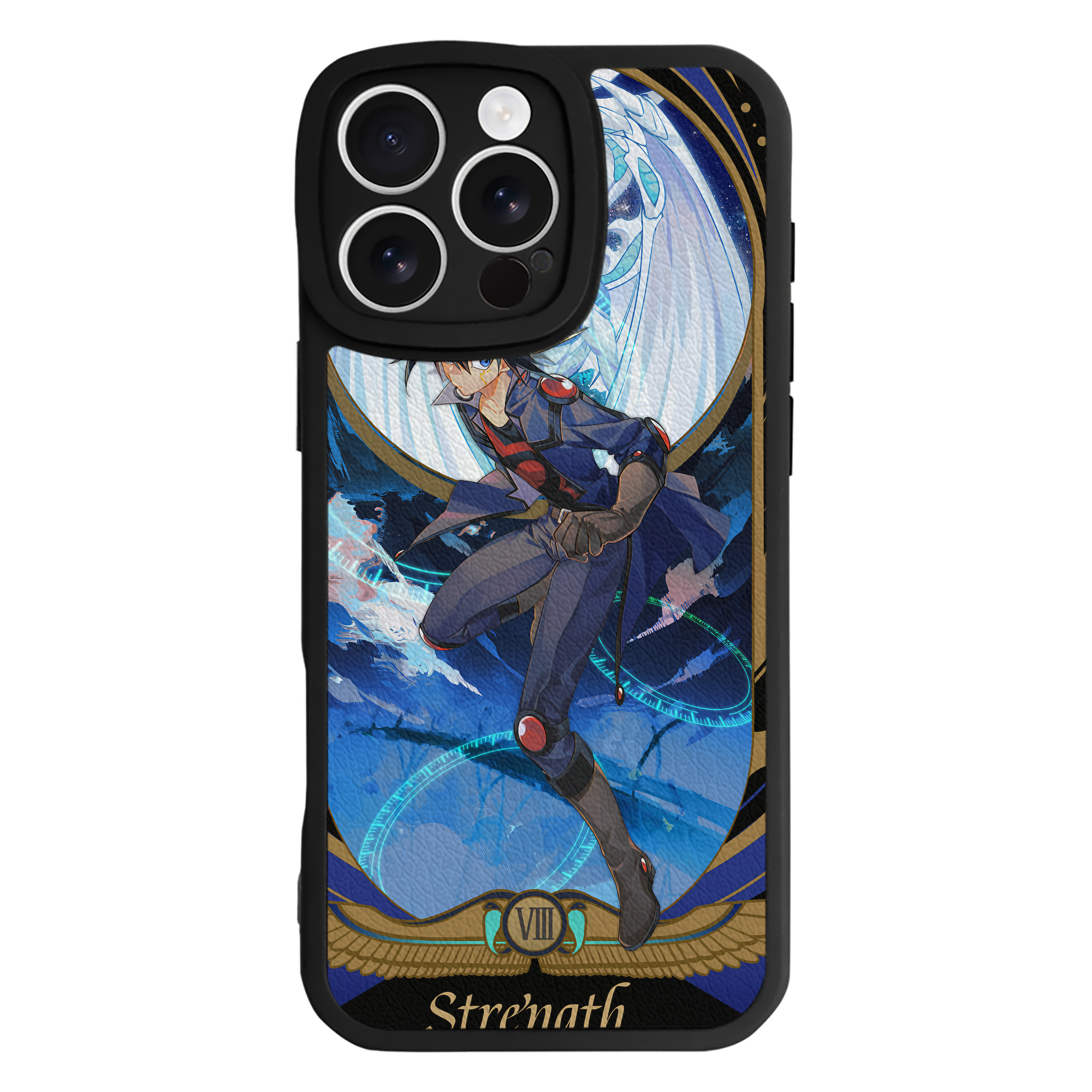 （画像用） 遊☆戯☆王 Yu-Gi-Oh! 【iPhone 16シリーズ対応】シリコンスマホケース（レザー調） 材質：シリコン